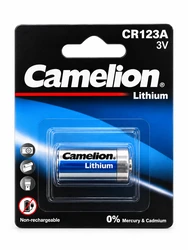 סוללת ליתיום Camelion CR123A למצלמה/פנס