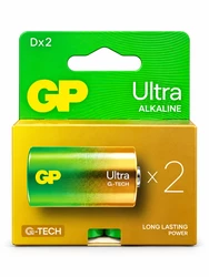 סוללות אלקליין GP D (מארז 2 יחידות)