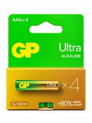 סוללות אלקליין GP AAA (מארז 4 יחידות)